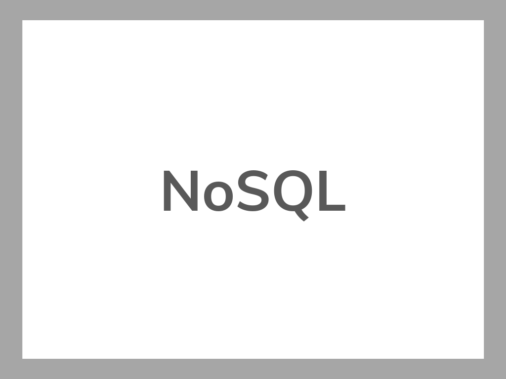 noSQL
