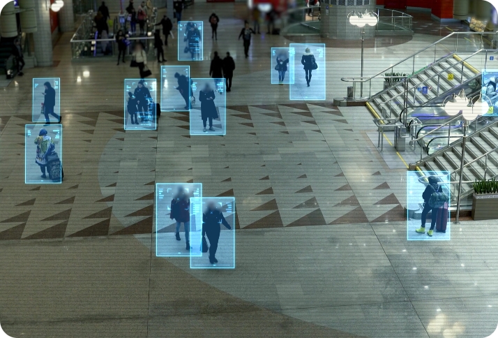 Analyze the surveillance cameras (cctv) in public spaces