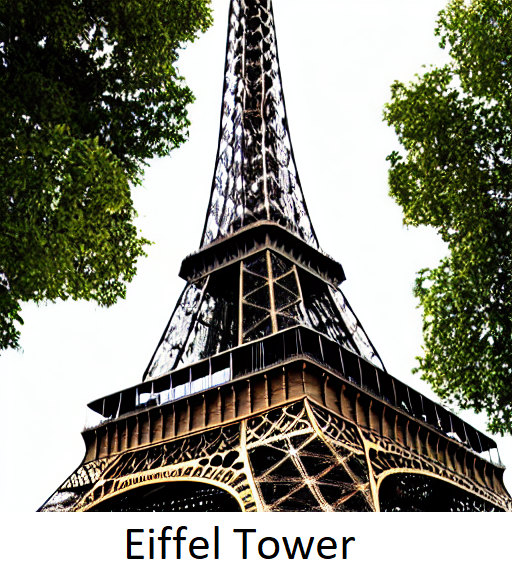 Eiffel Tower - diffusion model